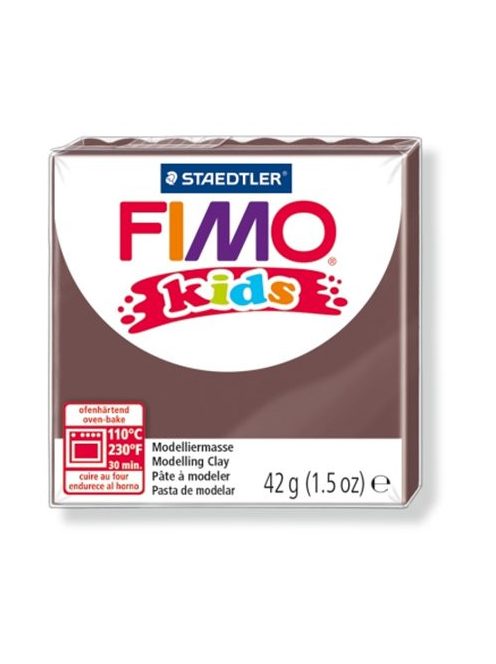 Gyurma, 42 g, égethető, FIMO "Kids", barna (FM80307)