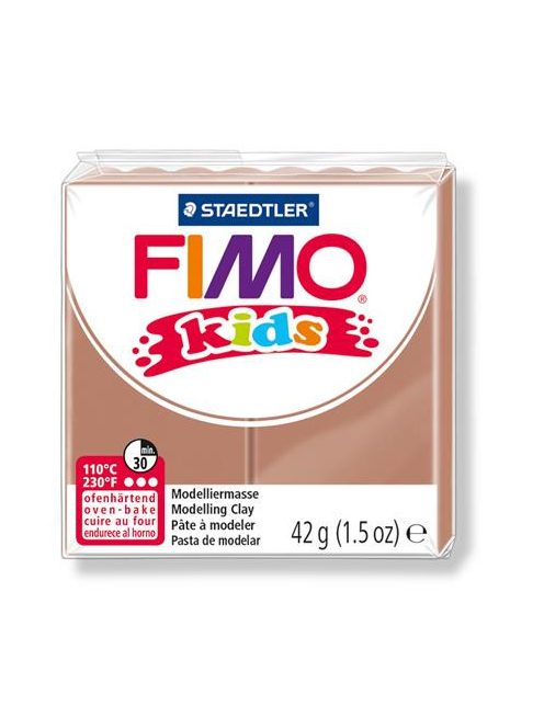 Gyurma, 42 g, égethető, FIMO "Kids", világosbarna (FM803071)