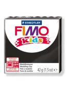 Gyurma, 42 g, égethető, FIMO "Kids", fekete (FM80309)