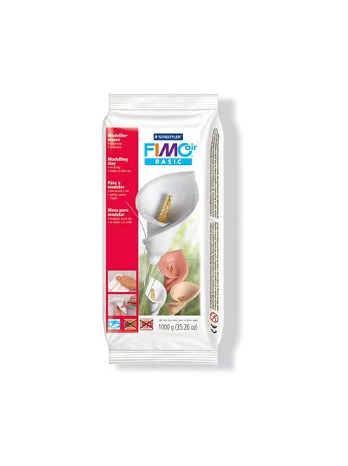 Gyurma, 1000 g, levegőre száradó, FIMO "Air Basic", fehér (FM81010) (FM81010)