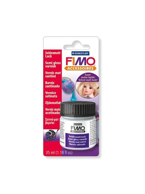 Selyemfényű lakk, 35 ml, FIMO (FM870501BK)