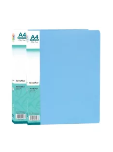   Villámzáras mappa, PP, A4, FLEXOFFICE "FO-CF02", kék (FOCF02K)