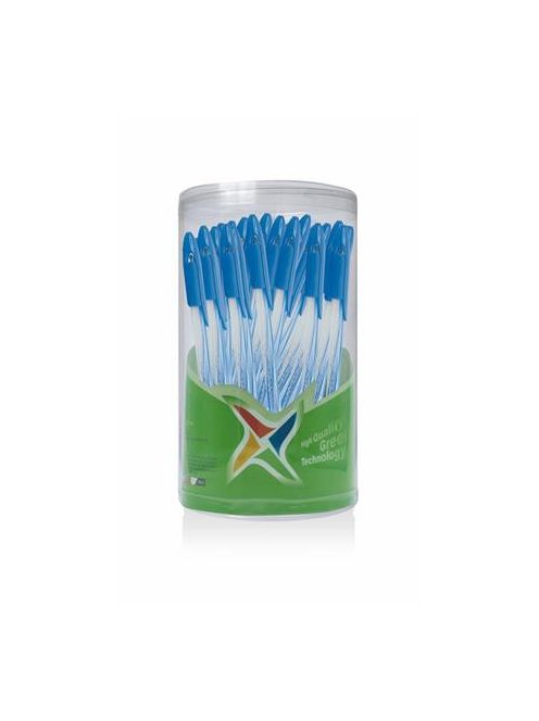 Golyóstoll, 0,3 mm, kupakos, FLEXOFFICE "Candee", kék (FOGT027KK)