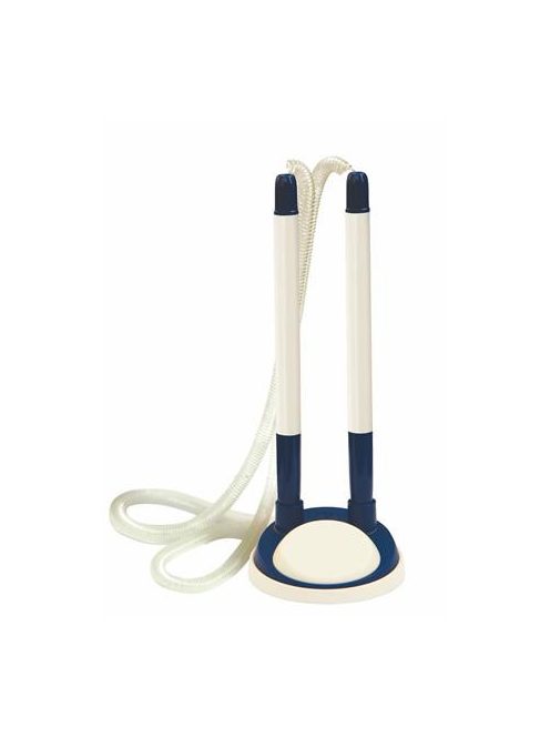 Ügyféltoll, 0,7 mm, kék tolltest, dupla, FLEXOFFICE "Smart Holder", kék (FOPH01K)