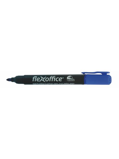 Alkoholos marker, 1,5 mm, kúpos, FLEXOFFICE "PM03", kék (FOPM03K)