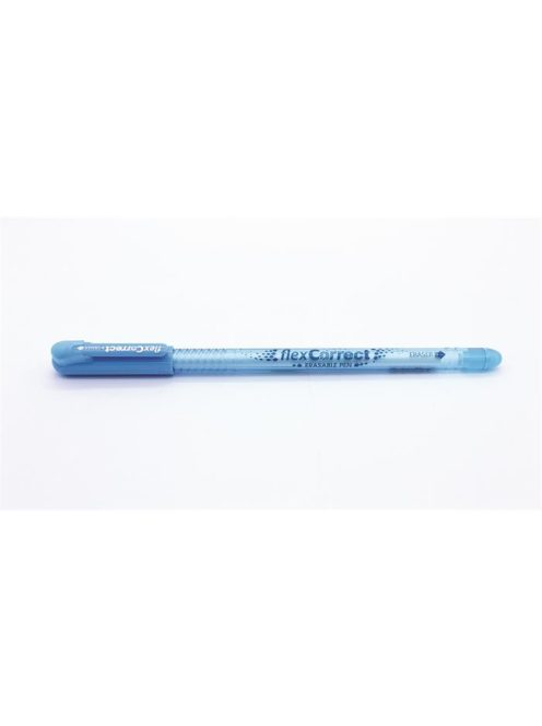 Zseléstoll, 0,25 mm, kupakos, törölhető, FLEXOFFICE "FlexCorrect", kék (FOZS002K)