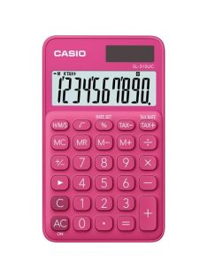   Számológép, asztali, 10 számjegy, CASIO "SL 310", rózsaszín (GCSL310RD)