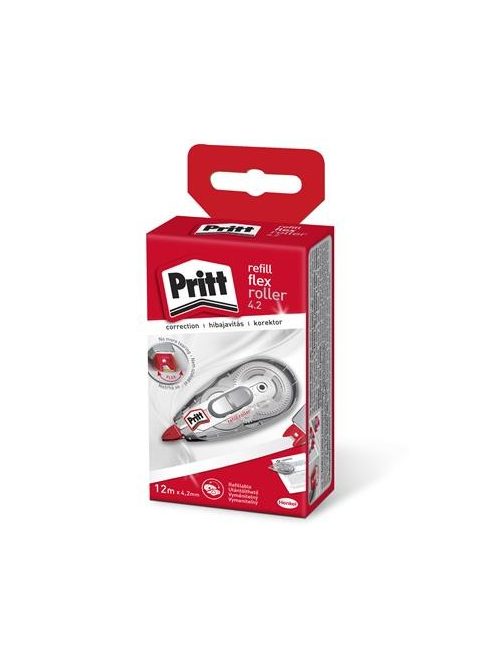 Hibajavító roller, 4,2 mm x 12 m, utántölthető, HENKEL "Pritt" (H2116531)