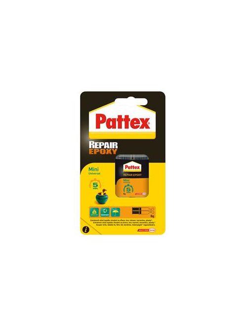 Ragasztó, univerzális, epoxi, 2x3 ml, HENKEL "Pattex Repair Universal" (HPRU2X3)