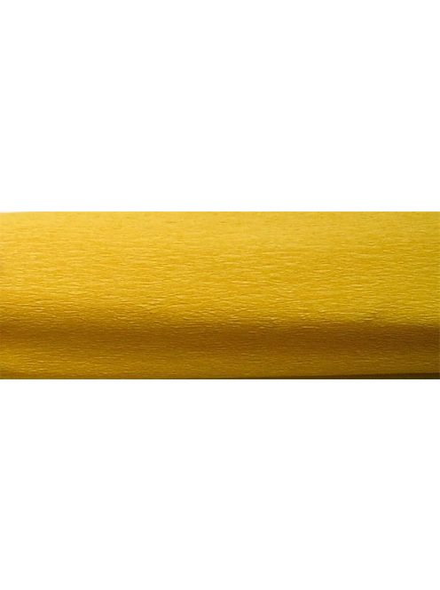 Krepp-papír, 50x200 cm, VICTORIA, aranysárga (HPRV00112)