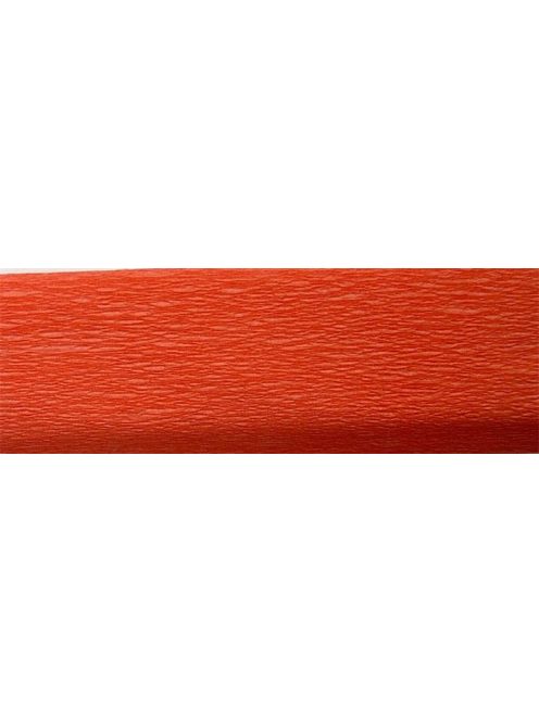 Krepp-papír, 50x200 cm, VICTORIA, narancs vörös (HPRV00114)