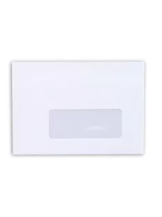   Boríték, LC6, öntapadó, jobb ablakos, VICTORIA PAPER, 1000 db (IBI04)