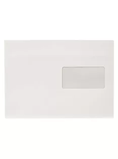   Boríték, LC5, szilikonos, jobb ablakos, VICTORIA PAPER, 500 db (IBI37)