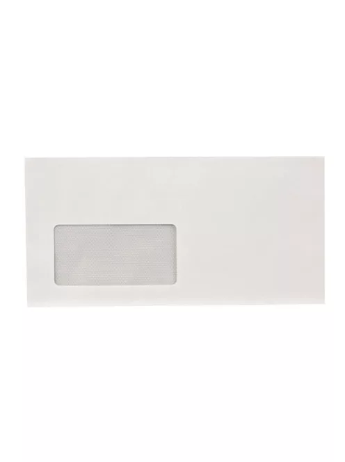 Boríték, LA4, szilikonos, bal ablakos, VICTORIA PAPER, 1000 db (IBI43)