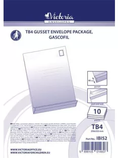   Redős-talpas tasak csomag, TB4, szilikonos, 40 mm talp, VICTORIA PAPER, barna gascofil (IBI52)