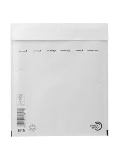   Légpárnás tasak, 240x275 mm külméret, 220x265 mm belméret, VICTORIA PAPER, "W5", fehér (IBIL15)