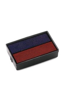   Bélyegző cserepárna, 2 db/bliszter, COLOP "E/10/2", piros-kék (IC01113422)