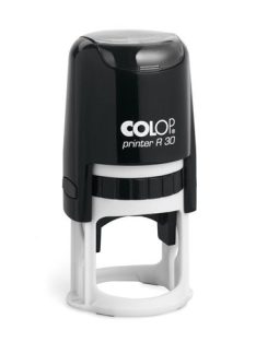   Bélyegző, kör, COLOP "Printer R 30", kék cserepárnával (IC1033060)