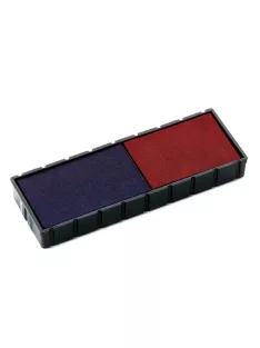   Bélyegző cserepárna, 2 db/bliszter, kétszínű változat, COLOP "E12/2", kék-piros (IC1113822)