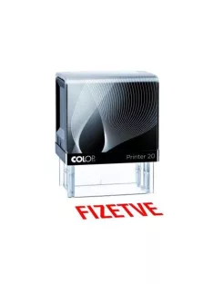  Bélyegző, szó, COLOP "Printer IQ 20/L", Fizetve (IC1342100)