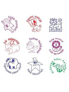   Bélyegző, motivációs, Kíváló!, COLOP "N43-kék", kék (IC18034303)