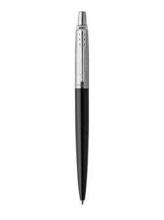   Golyóstoll, 0,7 mm, ezüst színű klip, bond street fekete tolltest, PARKER, "Royal Jotter", kék (ICPJRBPFK)