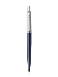   Golyóstoll, 0,7 mm, ezüst színű klip, royal kék tolltest, PARKER, "Royal Jotter", kék (ICPJRBPK)