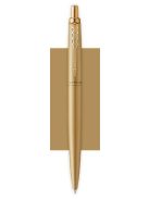Golyóstoll, 0,7 mm, nyomógombos, arany színű klip, arany tolltest, PARKER, "Royal Jotter XL", kék (ICPJRXLA)