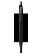 Golyóstoll, 0,7 mm, nyomógombos, fekete színű klip, matt fekete tolltest, PARKER, "Royal Jotter XL", kék (ICPJRXLF)