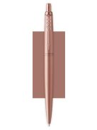 Golyóstoll, 0,7 mm, nyomógombos, rózsaszín klip, rózsaszín tolltest, PARKER, "Royal Jotter XL", kék (ICPJRXLR)