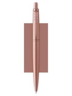   Golyóstoll, 0,7 mm, nyomógombos, rózsaszín klip, rózsaszín tolltest, PARKER, "Royal Jotter XL", kék (ICPJRXLR)