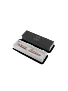 Golyóstoll, 0,7 mm, nyomógombos, rózsaszín klip, rózsaszín tolltest, PARKER, "Royal Jotter XL", kék (ICPJRXLR)