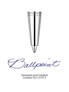 Golyóstoll, 0,7 mm, nyomógombos, rózsaszín klip, rózsaszín tolltest, PARKER, "Royal Jotter XL", kék (ICPJRXLR)