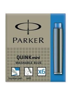   Töltőtoll patron, rövid, PARKER "Royal", kék (ICPTPRK)