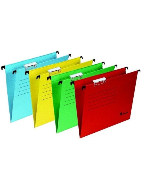 Függőmappa, karton, A4, VICTORIA OFFICE, piros (IDFP)