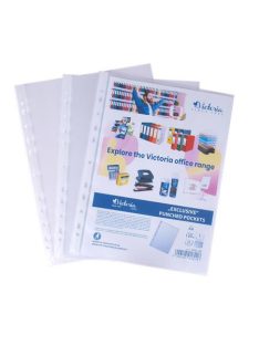   Genotherm, lefűzhető, A4, 120 mikron, narancsos felület, VICTORIA OFFICE (IDGL120)