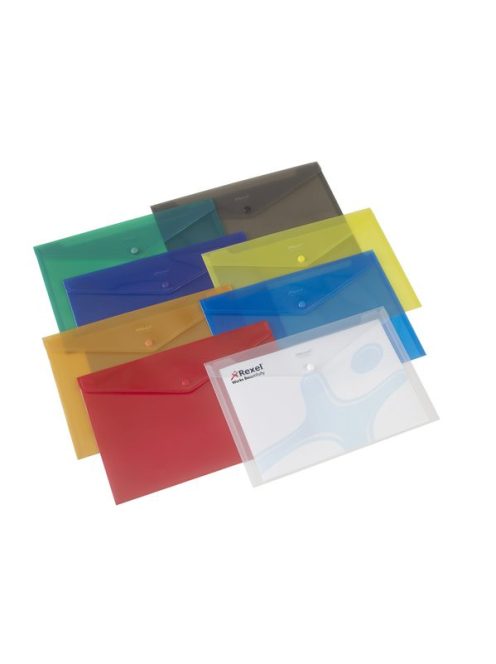 Irattartó tasak, A4, PP, patentos, REXEL, vegyes (IDGL16128AS)