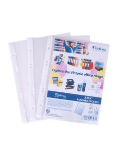   Genotherm, lefűzhető, A5, 50 mikron, narancsos felület, VICTORIA OFFICE (IDGLA5)