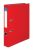 Iratrendező, 50 mm, A4, PP/karton, élvédő sínnel, VICTORIA OFFICE, "Basic", piros (IDI50P)