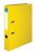 Iratrendező, 50 mm, A4, PP/karton, élvédő sínnel, VICTORIA OFFICE, "Basic", sárga (IDI50S)