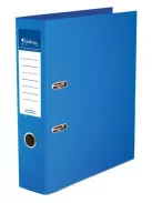Iratrendező, 75 mm, A4, PP/PP, élvédő sínnel, VICTORIA OFFICE, "Premium", kék (IDIP75K)