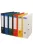 Iratrendező, 75 mm, A4, PP/PP, élvédő sínnel, VICTORIA OFFICE, "Premium", piros (IDIP75P)