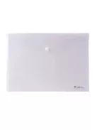 Irattartó tasak, A4, PP, patentos, VICTORIA OFFICE, áttetsző (IDITA4A)