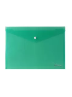   Irattartó tasak, A4, PP, patentos, VICTORIA OFFICE, zöld (IDITA4Z)