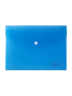   Irattartó tasak, A5, PP, patentos, VICTORIA OFFICE, kék (IDITA5K)