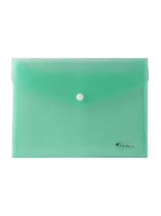   Irattartó tasak, A5, PP, patentos, VICTORIA OFFICE, zöld (IDITA5Z)