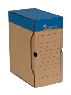   Archiválódoboz, A4, 150 mm, karton, VICTORIA OFFICE, natúr (IDVAD15N)