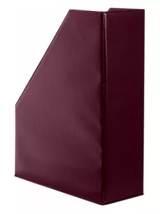 Iratpapucs, PVC, 95 mm, VICTORIA OFFICE, bordó (IDVB)