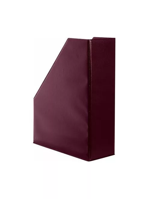 Iratpapucs, PVC, 95 mm, VICTORIA OFFICE, bordó (IDVB)