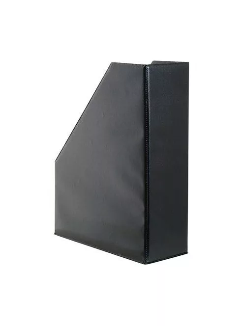 Iratpapucs, PVC, 95 mm, VICTORIA OFFICE, fekete (IDVFK)
